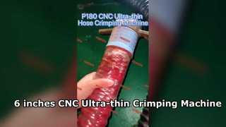 P180 6 inç CNC Ultra İnce Hortum Sıkma Makinesi