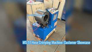 MS-51 Hortum Sıkma Makinesi: Müşteri Vitrini