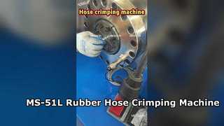MS-51L Kauçuk Hortum Sıkma Makinası