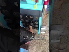 Yüksek Basınçlı P32 UC CNC kontrollü hidrolik hortum sıkma makinesi