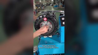 Esnek hortum için P32NC yüksek basınçlı hidrolik hortum sıkma makinesi