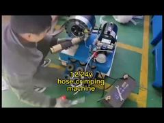 Taşınabilir Hidrolik Hortum Sıkma Makinesi - 10 Takım Kalıplı 12V / 24V DC 2 İnç Hortum Kıvırıcı